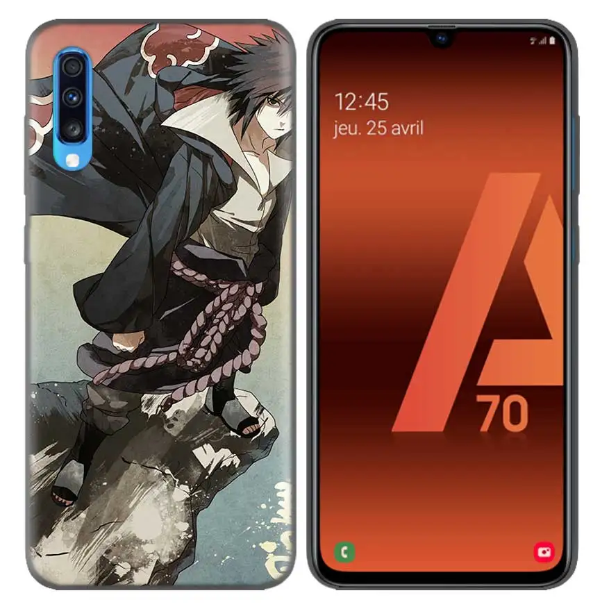 Anime Naruto Akatsuki Pattern Protective Case Capa for Samsung Galaxy A10 A20 A30 A40 A50 A60 A70 A80 A20e A6 A8 A7 A9 Plus - Цвет: 02