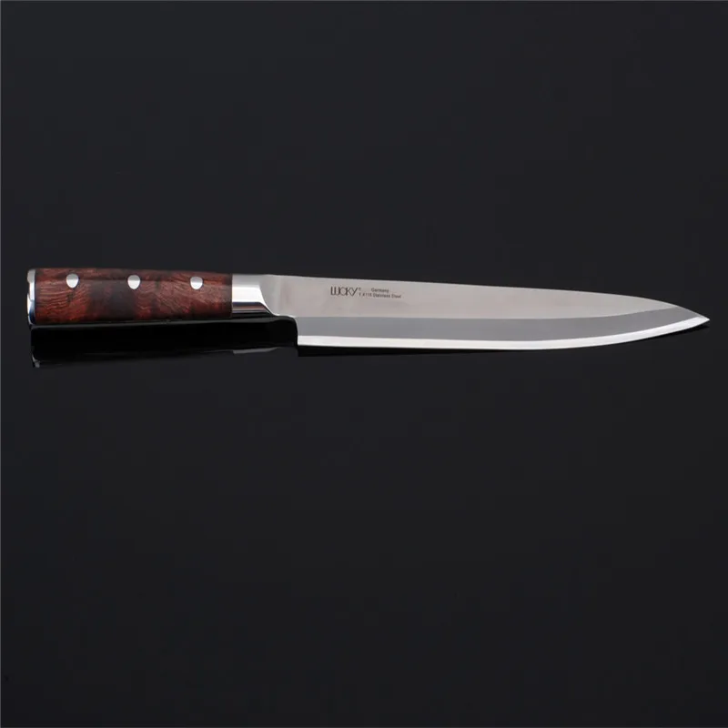 

24,27cm Professional Yanagiba Sashimi/Sushi Kitchen Knife Fish Beef Filleting/Slicing Cutlery German Steel Sharp-Durable 8.1.2W