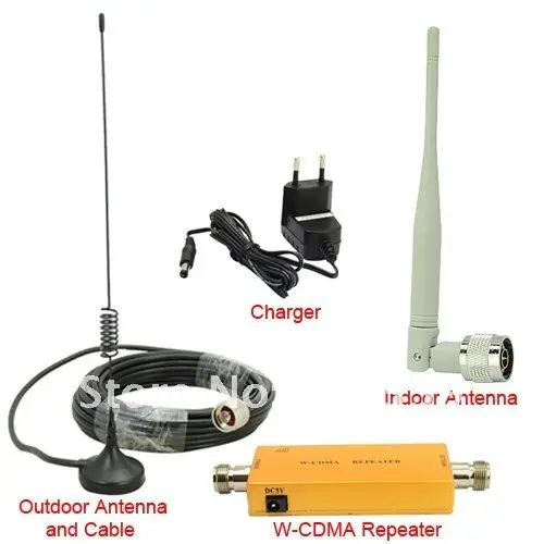 До 500 квадратных метров WCDMA 2100 МГц 3G RF ретранслятор усилитель сигнала мобильного