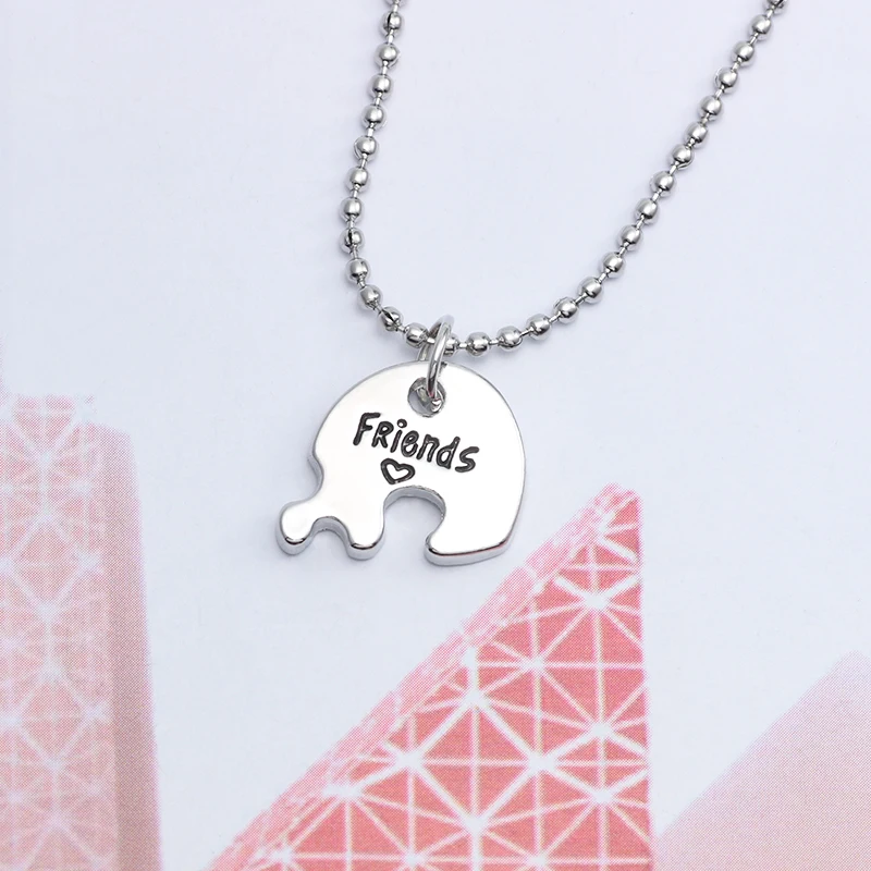 3 шт./компл. модное ожерелье из сплава в форме сердца с подвеской Best Friends Forever