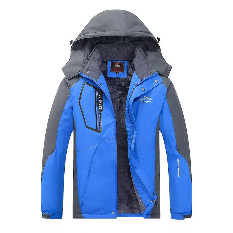 

Men's Ski Jacket Thermal Warmth Snowboarding Jacket Breathable Plus Size Sports Jacket For Camping Snowing Free Shipping