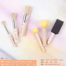 2836S высокого качества с деревянной ручкой трафарет масляные, акриловые краски товары для рукоделия спонжевой Кисти Набор