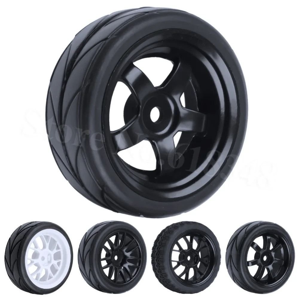 4pcs Pack RC шины и колеса шириной 26 мм Hex 12 вставки пены для HSP HPI Himoto 1:10 дорожной модели