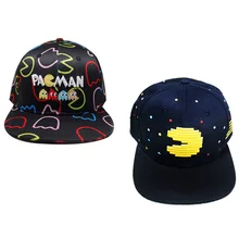 Новая игра Pacman Кепка Милая мультяшная Bean-мужская шапка Pac-Man кепки в стиле хип-хоп парусиновая детская Солнцезащитная шляпа шляпы для косплея Прямая
