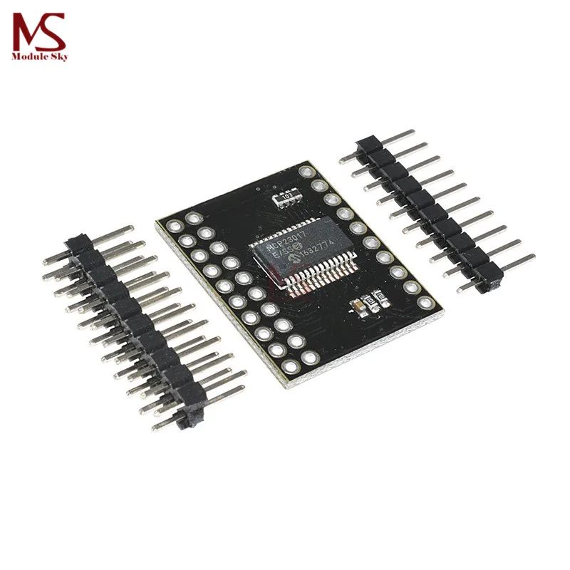 

Serial Interface Module IIC I2C MCP23017 SPI MCP23S17 Bidirectional 16-Bit I/O Expander Pins 10Mhz Serial Interface Module