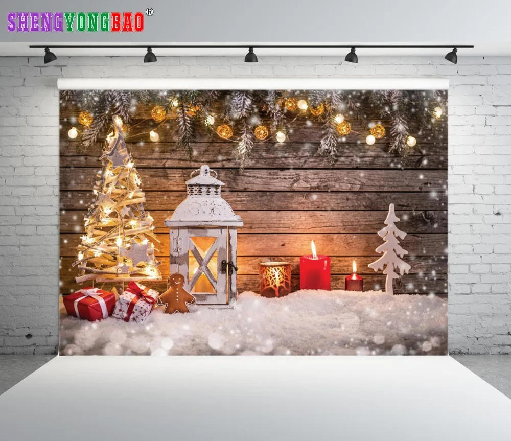 

SHENGYONGBAO Vinyl Custom Christmas theme Photography Backdrops Prop Photo Studio Background YHSHD-8013