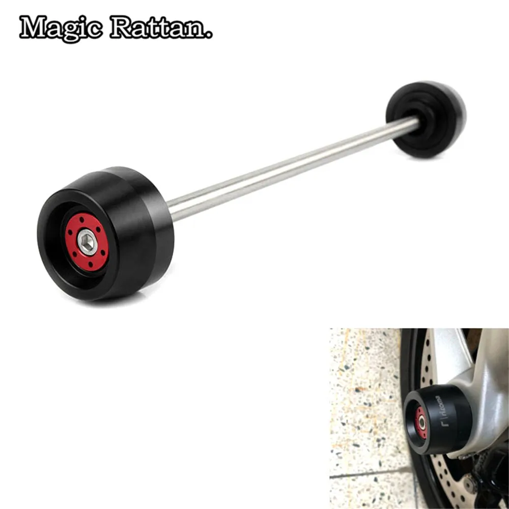 

For BMW F800R 2009-2016 F800GS 2014-2016 Motorcycle Front Axle Fork Wheel Protector Crash Sliders Cap Pad Falling Protector