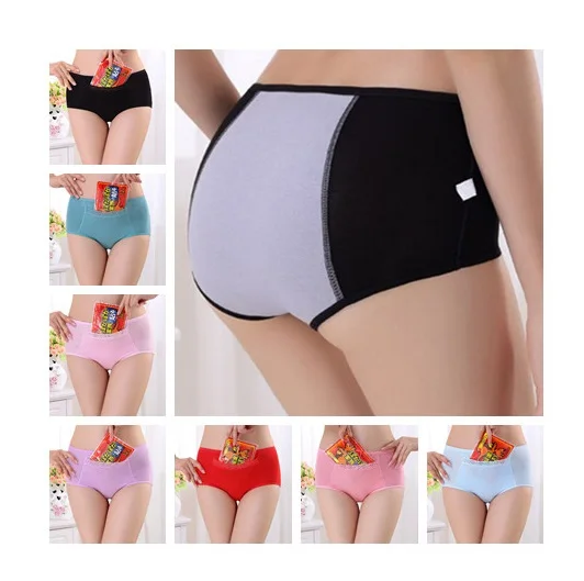 Women Physiological Briefs Leakproof Menstrual Period Broadened High Waist Underwear Health Cotton Sexy Seamless Women Panties