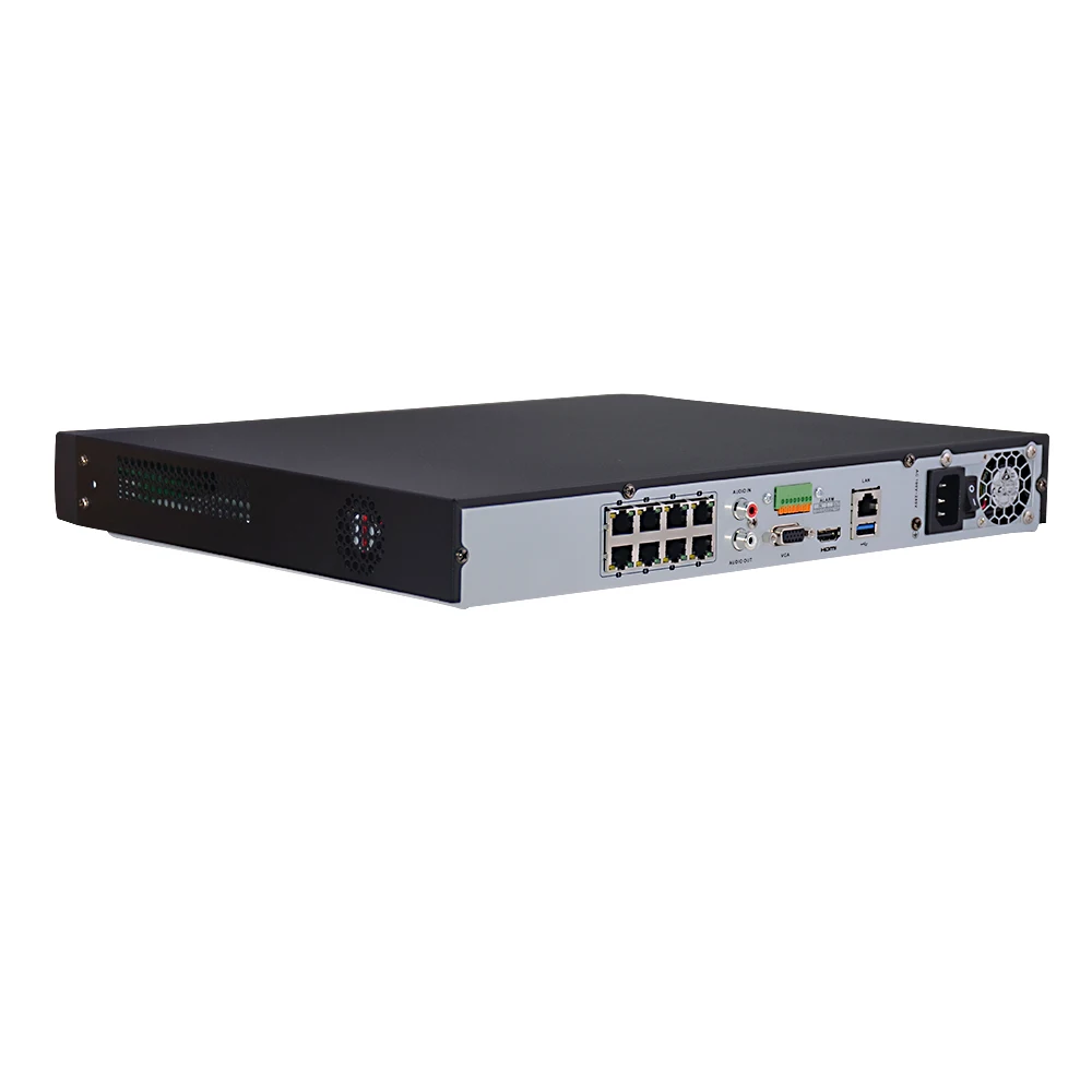 Cheap Hikvision OEM NVR DT608-H2/P8=DS-7608NI-K2/8P 4K video recorder 8CH 2SATA 8 POE ports Plug and Play nvr for CCTV 2