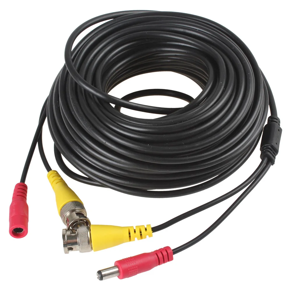  2017 video play and power supply wire BNC and DC 10m CCTV Extension Cable Plug Accessories for Secu - 32814321758