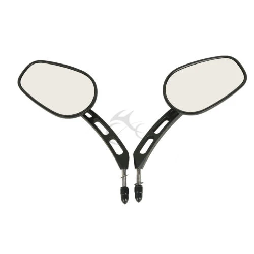 8MM MOTORCYCLE REAR VIEW SIDE MIRRORS FOR HARLEY DYNA FAT BOB STREET BOB BLACK 8MM MOTORCYCLE REAR VIEW SIDE MIRRORS FOR HARLEY DYNA FAT BOB STREET BOB BLACK