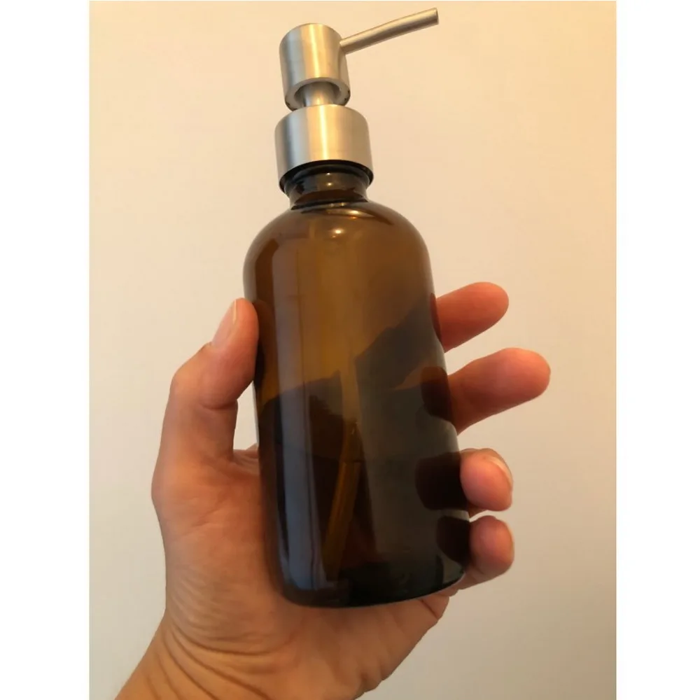 Дозатор жидкого мыла 250 мл 8 унций с насосом из нержавеющей стали|liquid pump dispenser|pump