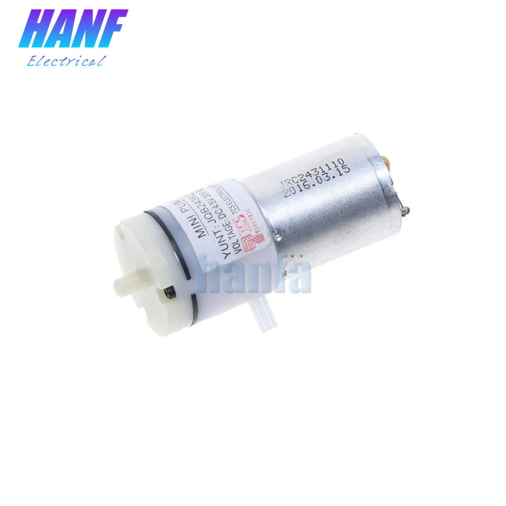 

2pc Miniature vacuum pump self-priming milk suction 370 negative pressure air pump mute suitable for DC 3V 3.7V 4.5V 5V 6V