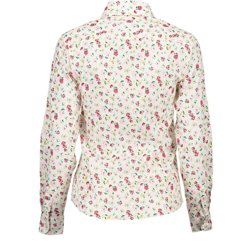 Plus Sizes Vintage Blouses Shirt Women 2018 New Fall Cotton Floral Print Elegant Hot Sale Casual White Lovely Office Ladies Tops Blouses