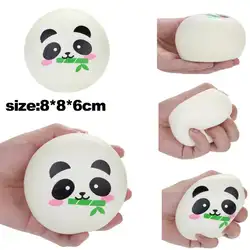 Оригинальный Kawaii 8 см Squishies панда пончик медленный нарастающее при сжатии Ароматические снятие стресса игрушечные лошадки коллекция