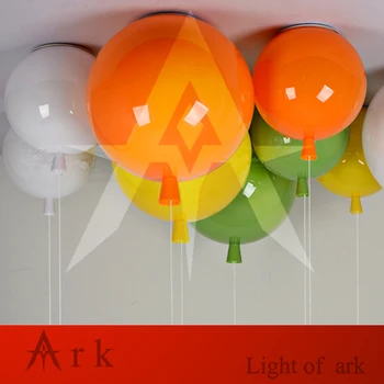 

Dia 250mm balloon shape led ceiling lamps children room cute ball lampshade, living dining room decoration lighting