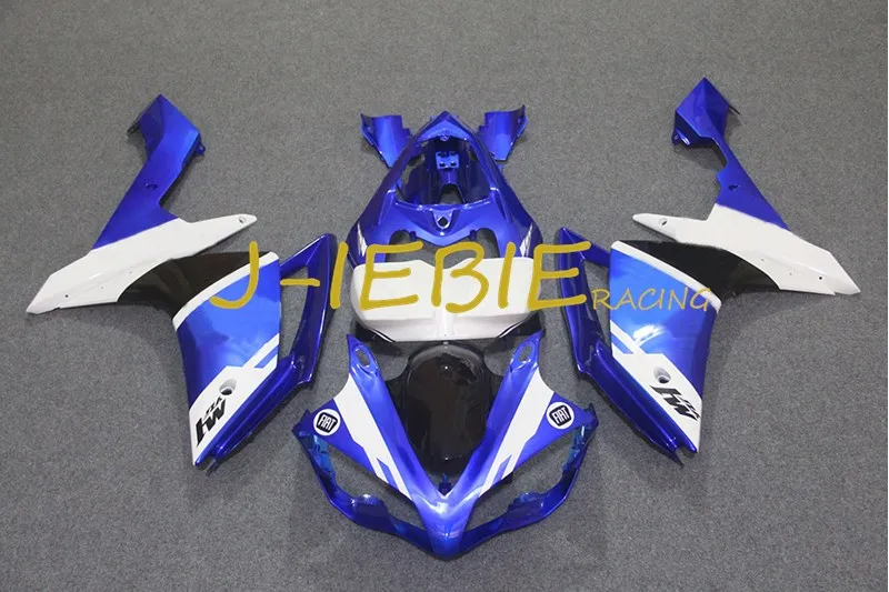 

Blue white Injection Fairing Body Work Frame Kit for Yamaha YZF 1000 R1 2007 2008