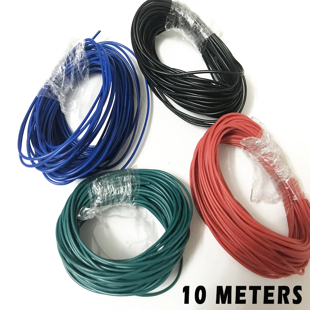 Оригинальный 16AWG 2 4 мм UL1007 ПВХ Луженая Медь многожильный провод 5 м 10 300 в