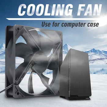 

Black USB Cooling Fan Silent Computer Desktop Case PC CPU DC 5V 120 x120 x25mm Brushless Computer Cooler Cooling Fan