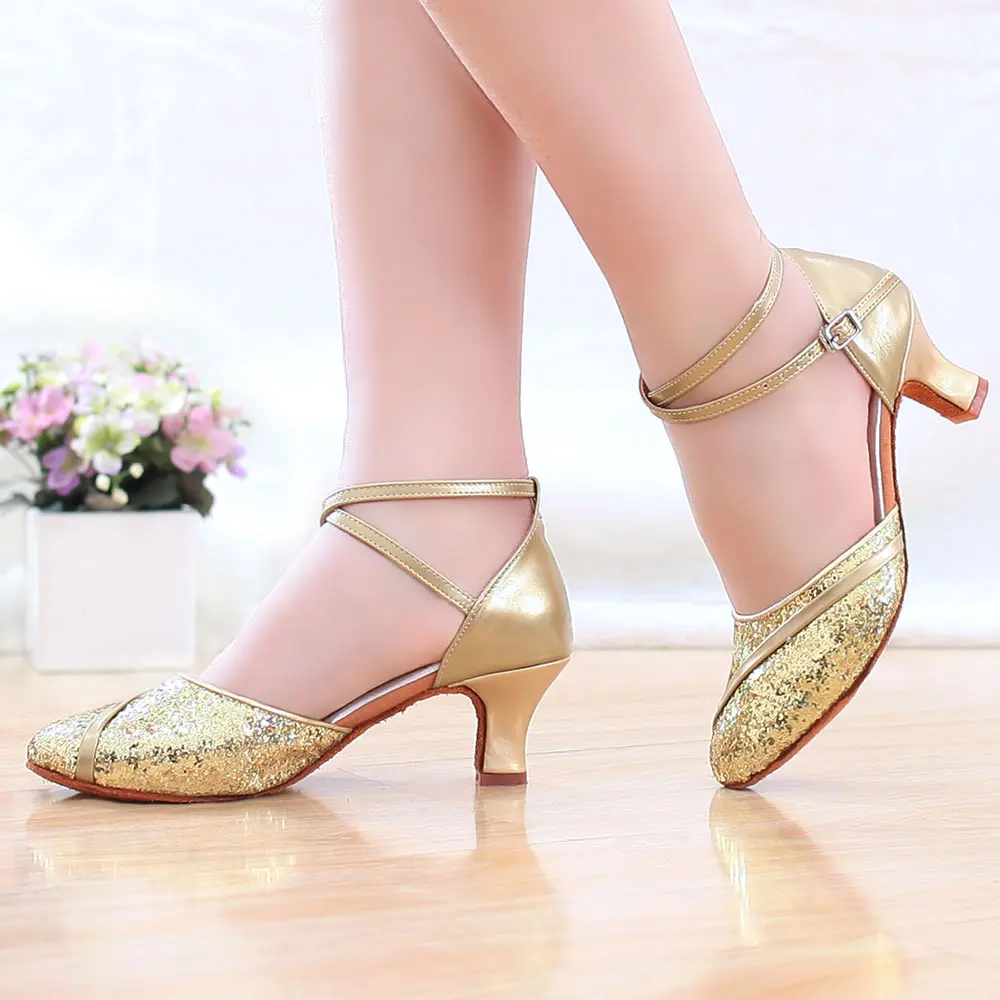 

Ladies Salsa Latin Dance Shoes High Quality Latin Dancing Shoes For Women Adult Ballroom Tango Latin Dance Shoes Female Sandals