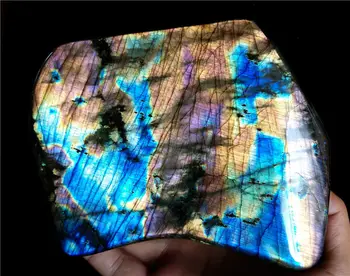 

xd j00722 NNatural Multicolor Labradorite Quartz Crystal Specimen Madagascar