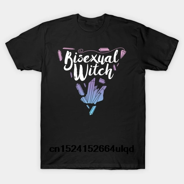 

100% Cotton O-neck Custom Printed Tshirt Men T shirt Bisexual Witch - Witch Women T-Shirt