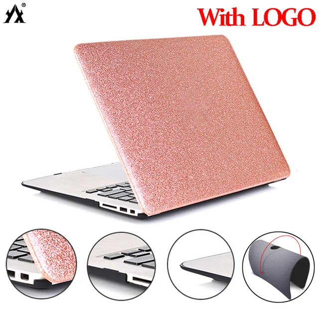 Shine Glitter Laptop Case For Macbook 12 inch Air 13 A1369 A1466 A1932,Air 11 A1370 Pro Retina 13 15,Pro 13 15 touch bar Shell