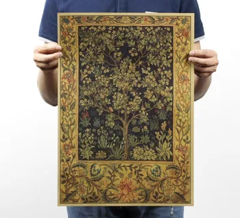 

The Tree of Life Vintage Kraft Paper Movie Poster Map Home Wall Decoration Art Supplies Retro Posters and Prints