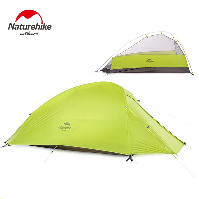 NatureHike открытый 1 человек один Сверхлегкий Кемпинг палатка облако вверх 20D нейлон