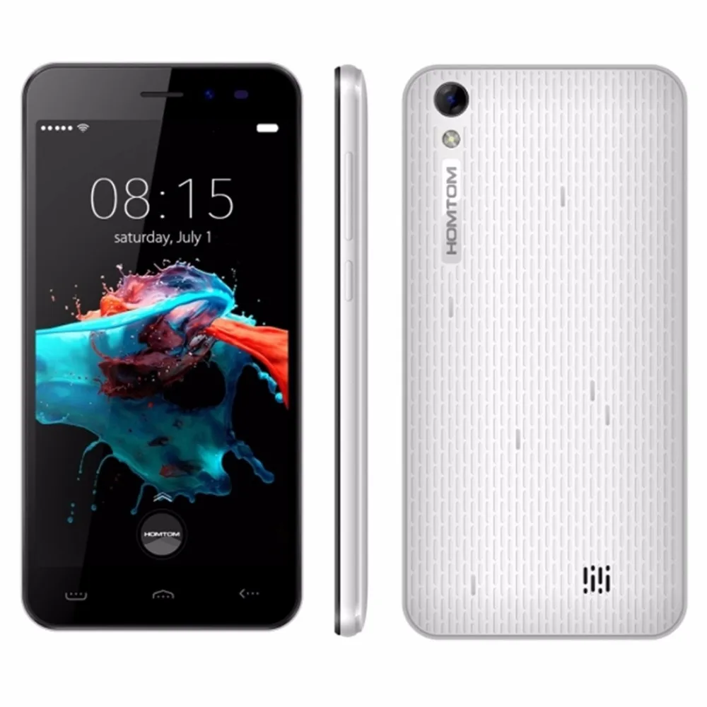 5 0 дюйма HOMTOM HT16 3g WCDMA смартфонов 1 ГБ Оперативная память 8 GB Встроенная MTK6580 4 ядра