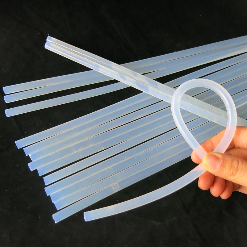 

10pcs/lot Clear Glue Adhesive Sticks Hot Melt Gun Car sticks adhesive Environmental 7x250mm DIY tool parts accessories Y2856
