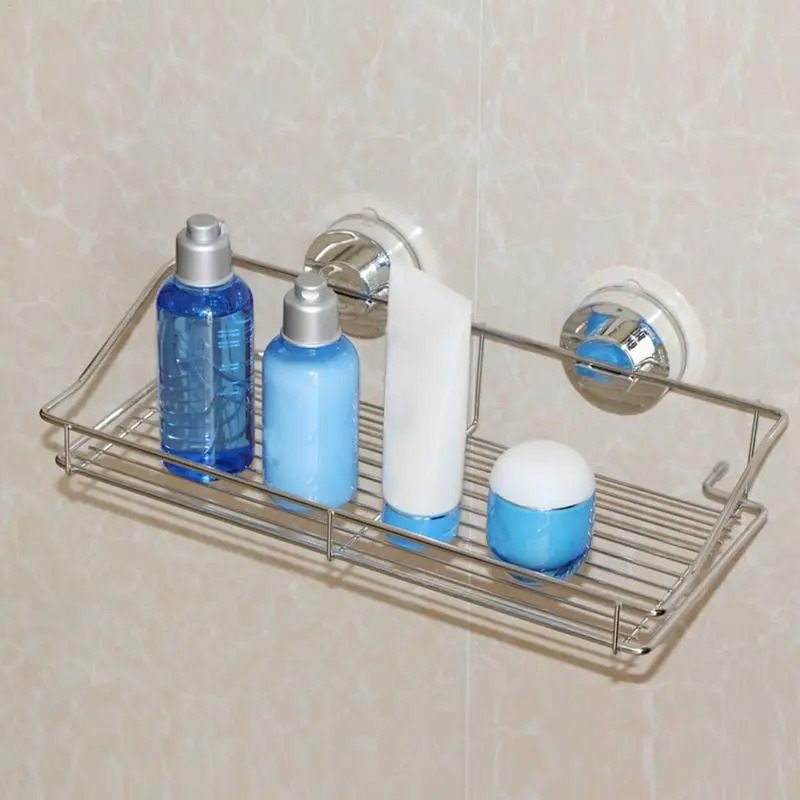 Kaufen Sucker Lagerung Rack Für Shampoo Dusche Wc Wand Halter Ablauf Bad Saugnapf Korb Regal Ecke Küche Bad Rack
