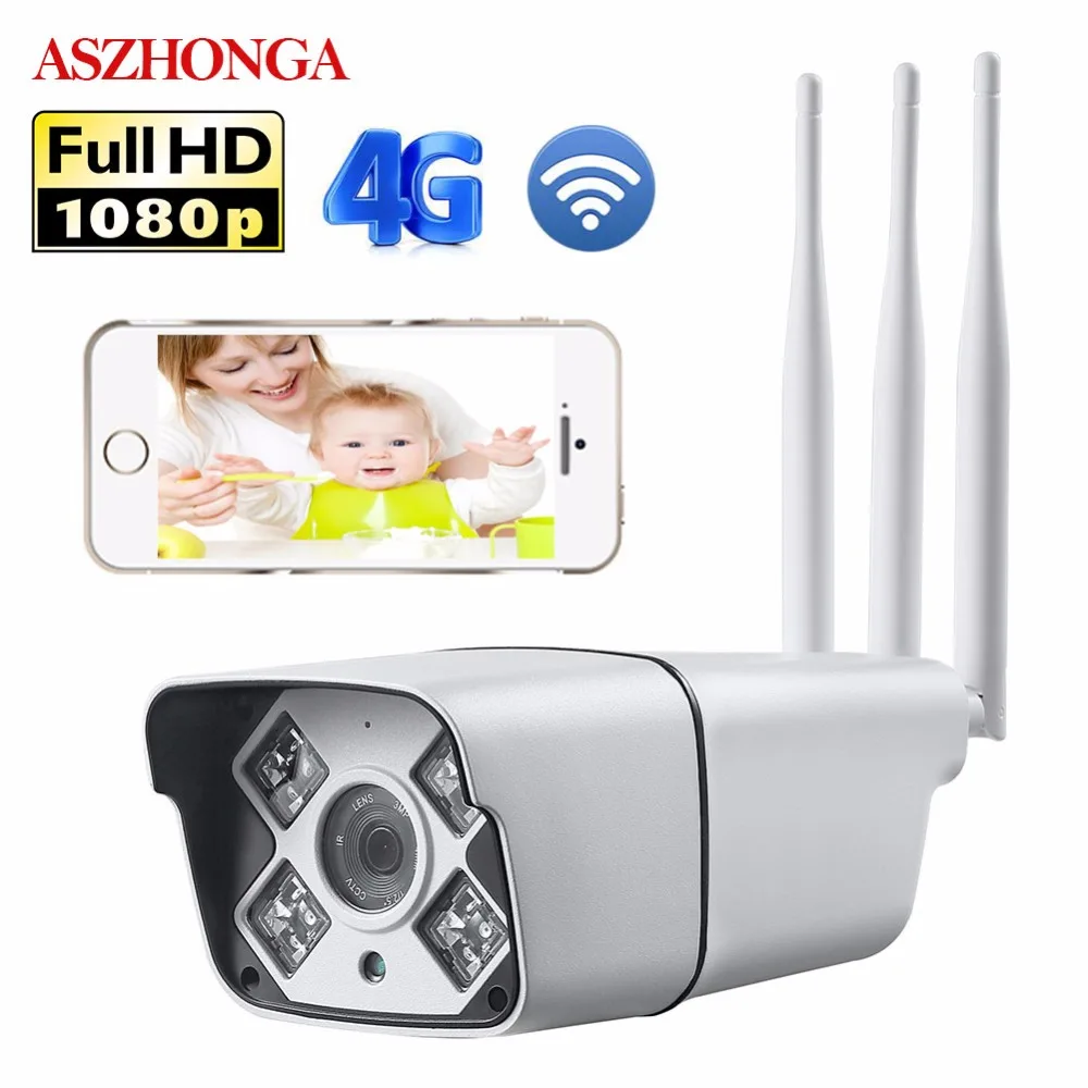 CCTV Security IP Camera 3G 4G SIM Card Wireless Wifi Bullet 1080P 960P