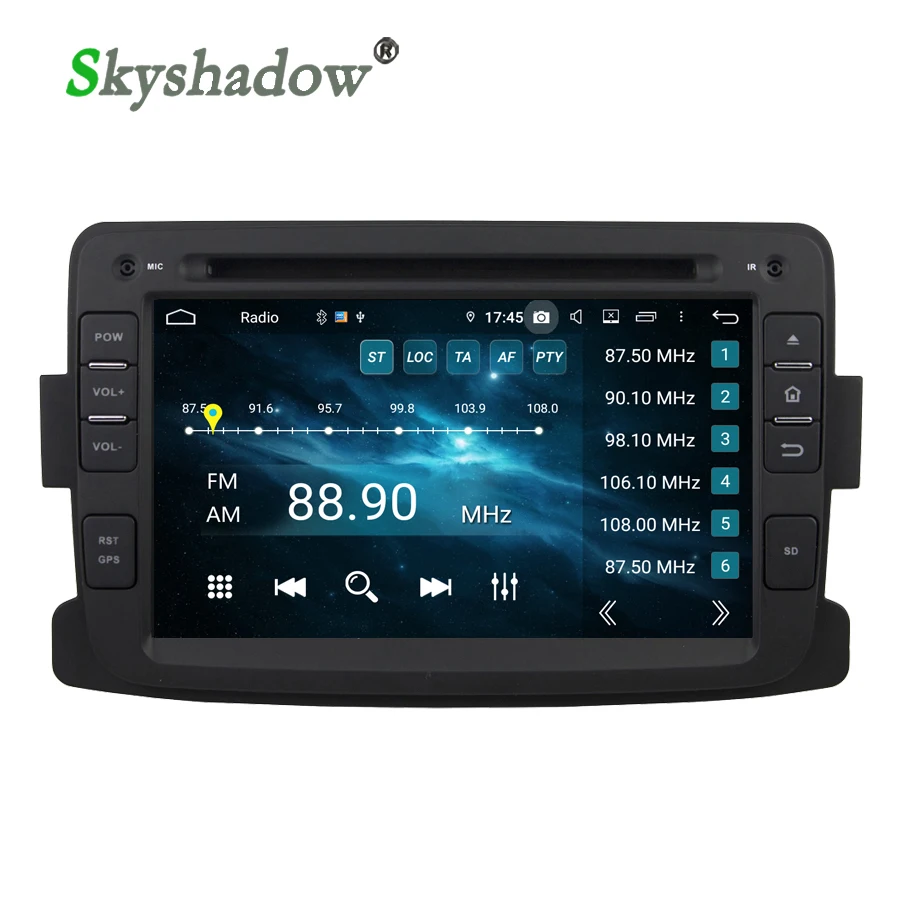 Excellent DSP IPS 1din 7" Android 9.0 4G + 32GB ROM Car Radio DVD  Player GPS Map RDS wifi LTE Bluetooth 4.2 fit For Renault Duster 0