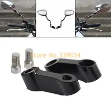 Uniwersalny M10 M8 CNC aluminium 8mm 10mm motocykl motor wspornik lusterka Riser Extender Adapter do Yamaha KTM Kawasaki skuter