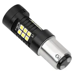 Сзади Парковка лампы DRL 3030 21SMD 1157 BAY15D P21/5 Вт R5W 1156 BA15S P21W Авто тормозной обратного лампы автомобиль указатель поворота