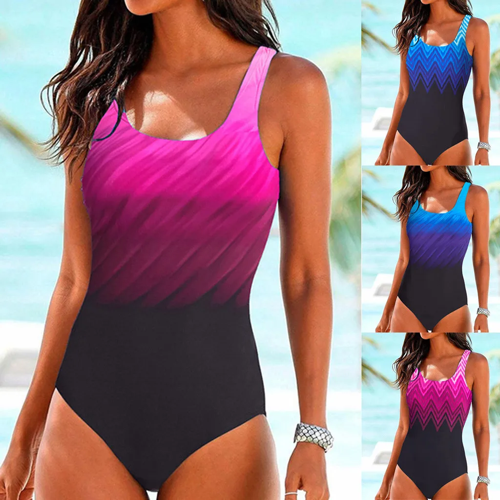 

Women's Swimming Suit Womens Swimming Costume Padded Swimsuit Monokini Push Up Bikini Sets Swimwear bathing suit women biquini#5