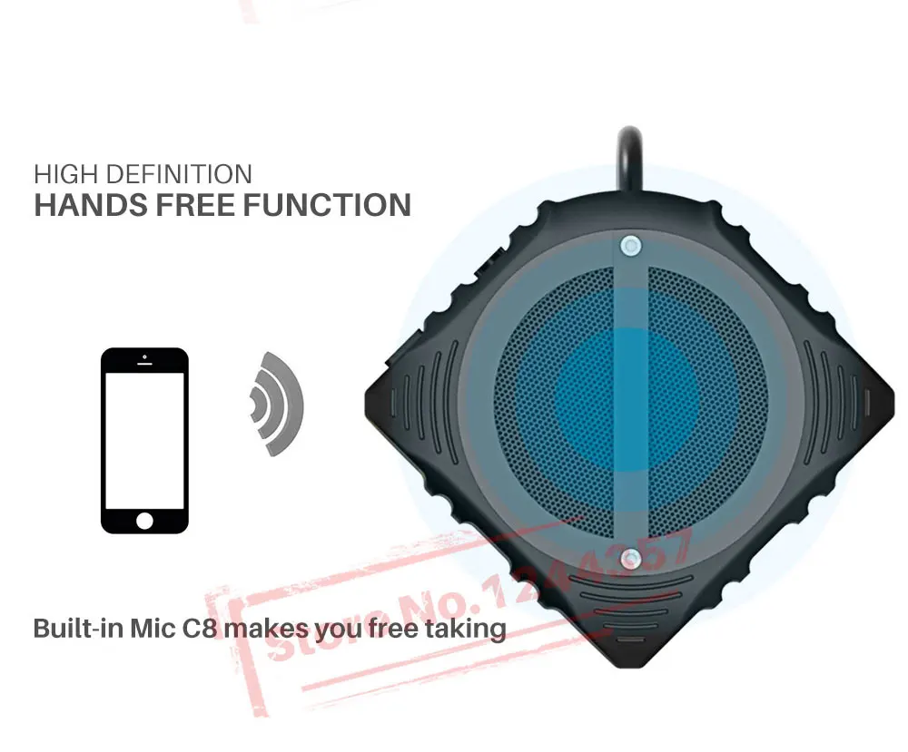 Outdoor Waterproof Bluetooth Speaker (17)