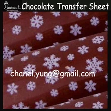 50 шт. 32x21 см Снежный Цветок шоколадный трансферный лист, DIY шоколадная форма, съемный переводной лист с рисунком шоколада, шоколад/печенье/Торт украшения