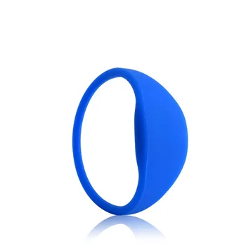 

100PCS 125Khz RFID TK4100 EM4100 Only Read Silicone Wristband Bracelet ID Card for Access Control Waterproof Customized
