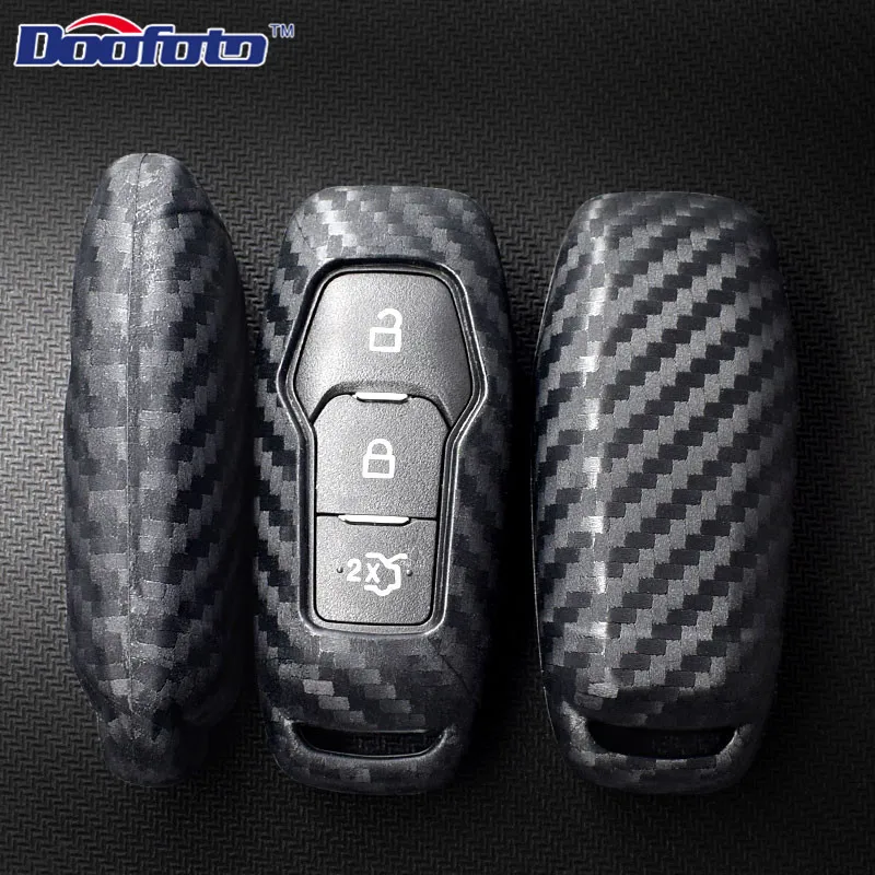Carbon fiber key cover for FORD (5)