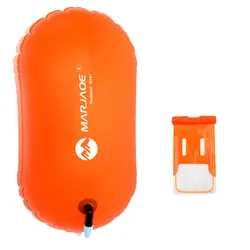 Легкий и прочный ПВХ Ножках Сухой мешок Плавание эвакуатор Поплавок + Водонепроницаемый чехол для телефона на открытой воде пловцов и