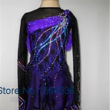 Профессиональный Фигурное катание на коньках платья для женщин спандекс бренд Vogue соревнования по фигурному катанию платье DR2920