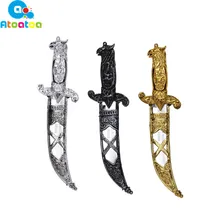 2 шт. 22X6 см Пластик игрушечные мечи костюм вечерние Опора пластиковый игрушечный меч моделирование Пиратский Меч малыш Косплэй подарок случайного цвета