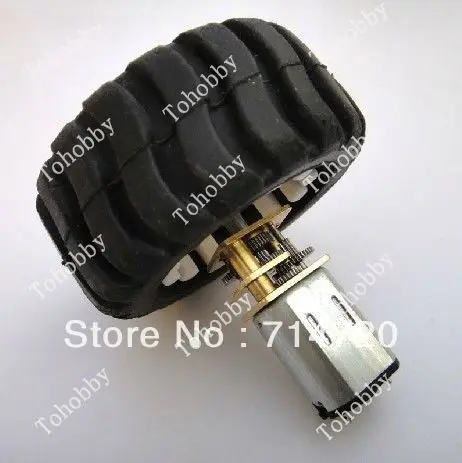 Free Shipping 6V N20 Metal DC Geared Motor wheel kit with wheel and N20 Motor Frame