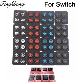 

4pcs 4 in 1 = 1set silicone For Nintend Switch NS Rocker cap Crown Thumb Grip Stick Cap Cover Skin For Switch Game