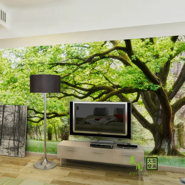 Custom Made Tree Photo Wallpaper Wall Murals For Living Custom Made Tree Photo Wallpaper Wall Murals For Living Room Kid S Sofa