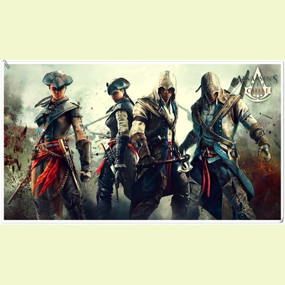 Цветные картины плакаты Крид игра Коннор военное искусство 25 рамок домашний