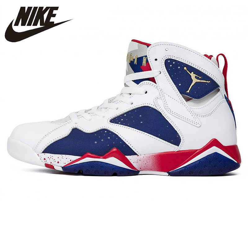 

Nike Air Jordan 7 Olympic Alternate AJ7 Joe 7 Olympic Men's Basketball Shoes Sneakers,Original Outdoor Sports Shoes 304775 123