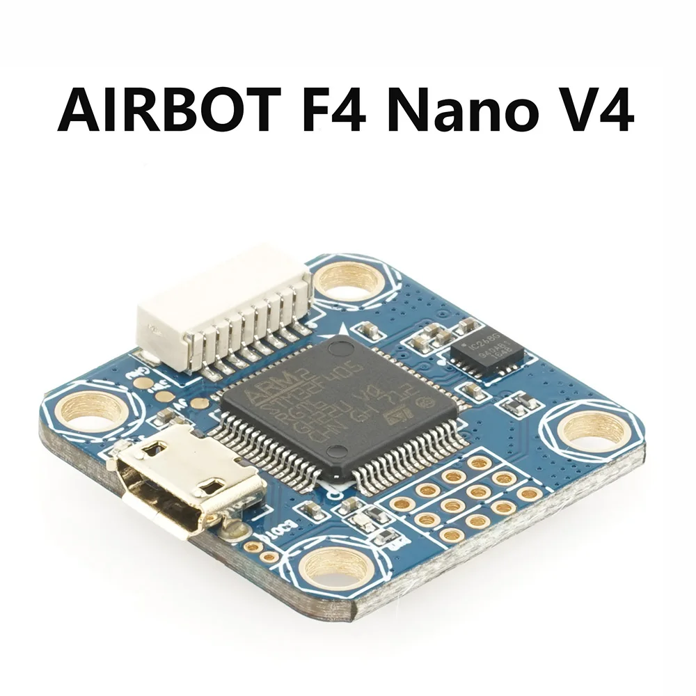 AIRBOT F4 Nano V4 Плата контроллера полета ICM20608 гироскоп для RC FPV гоночный кросс Дрон